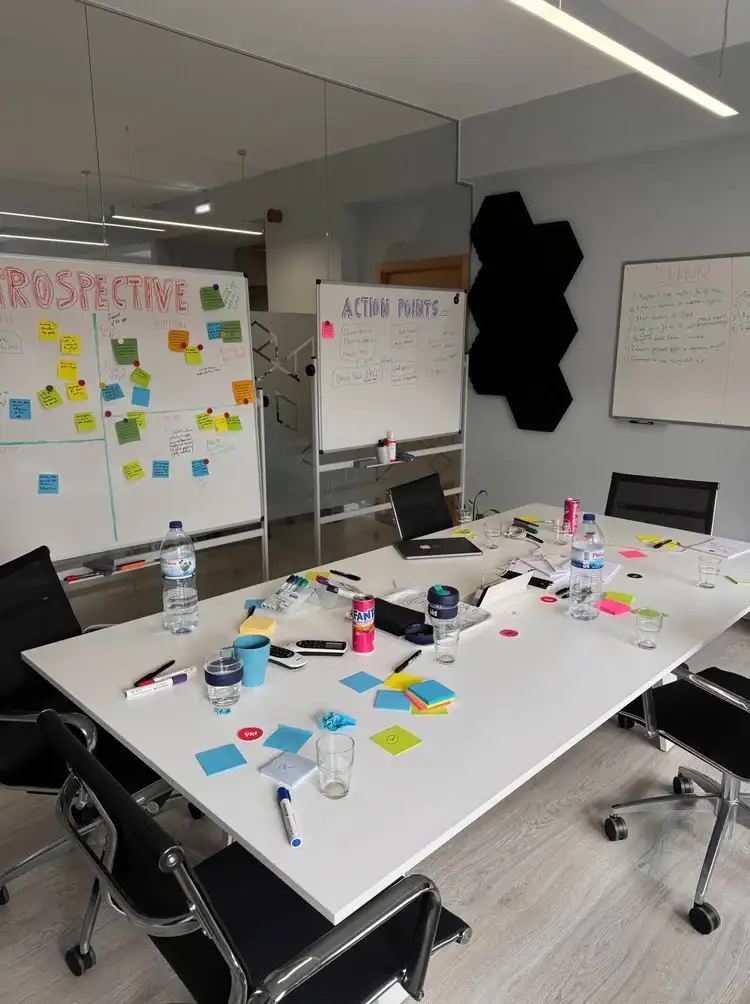 Sticky notes from a student co-creation workshop